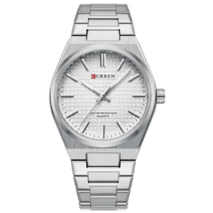 Curren Ανδρικό Ρολόι 40mm Μπαταρίας με Ασημί Μεταλλικό Μπρασελέ - JYW-23103-900