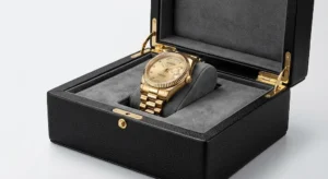 Unisex Χρυσό ρολόι quartz της μάρκας Ruisung - HLW-24036 - Image 2
