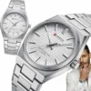 Curren Ανδρικό Ρολόι 40mm Μπαταρίας με Ασημί Μεταλλικό Μπρασελέ - JYW-23103-900