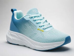 Γυναικεία Αθλητικά Sneakers Elvano Knit με Αναπνέον Πλέγμα – Σιέλ / Γαλάζιο - Image 2