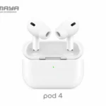 Amaya Pods-Pro2 In-ear Bluetooth Handsfree Ακουστικά με Θήκη Φόρτισης Λευκά