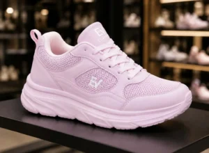 Γυναικεία Chunky Sneakers Elvano με Mesh Λεπτομέρειες – Λιλά / Ροζ Παστέλ - Image 2